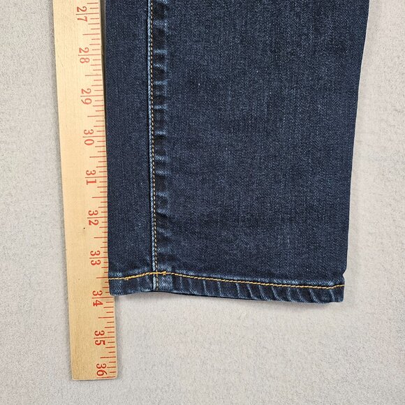 Lucky Brand Jeans Womens 8/29 Long Blue Denim Leyla Skinny Mid Rise - Picture 8 of 13